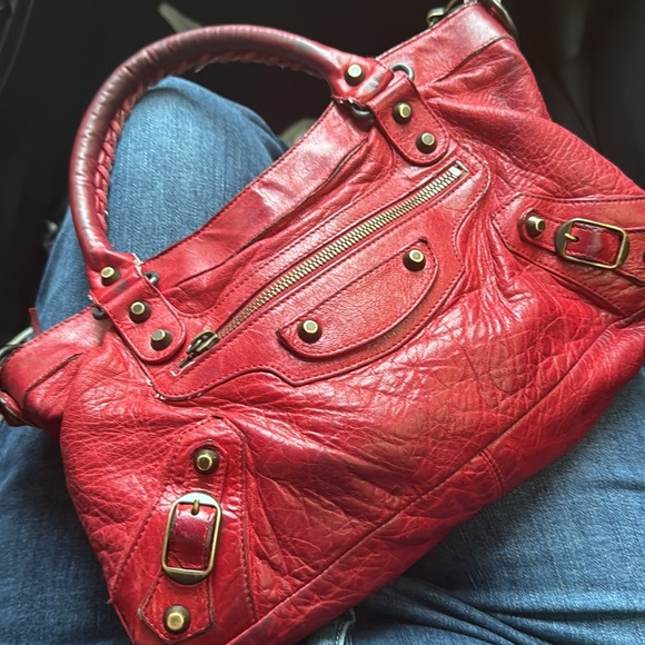 Balenciaga city bag red - Picture 4 of 10